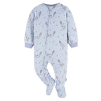 2-Pack Footed Fleece Pajamas for Babies and Toddlers with Soft Microfleece and Two-Way Zippers