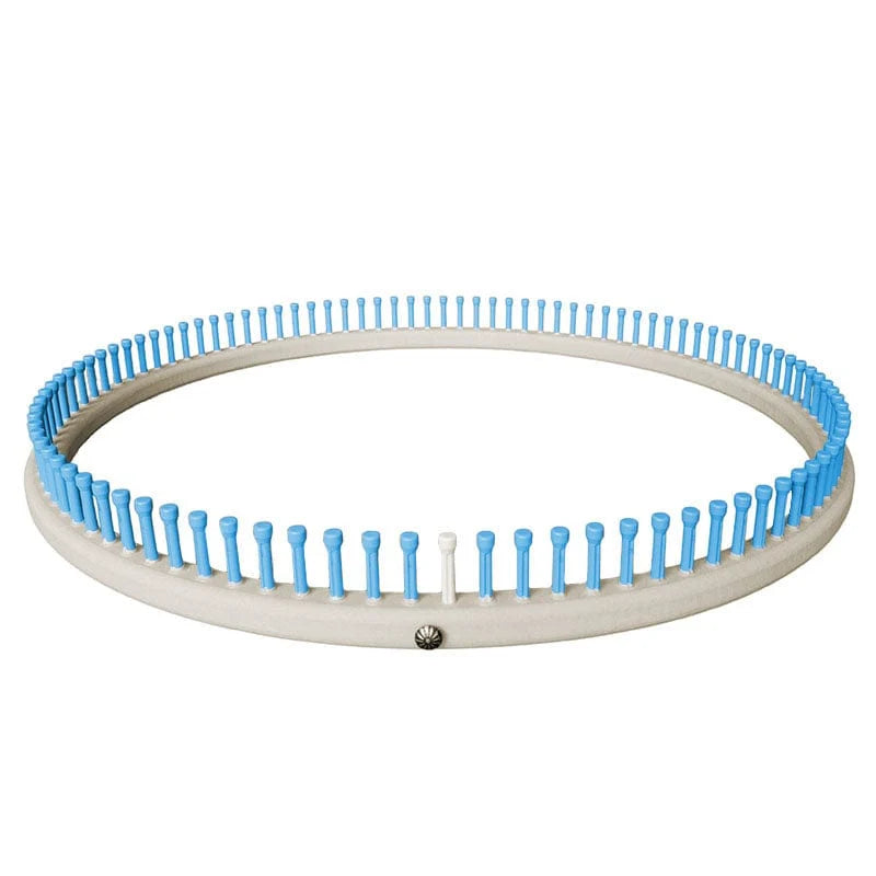 20-Inch Round Chunky Blanket Loom, Blue