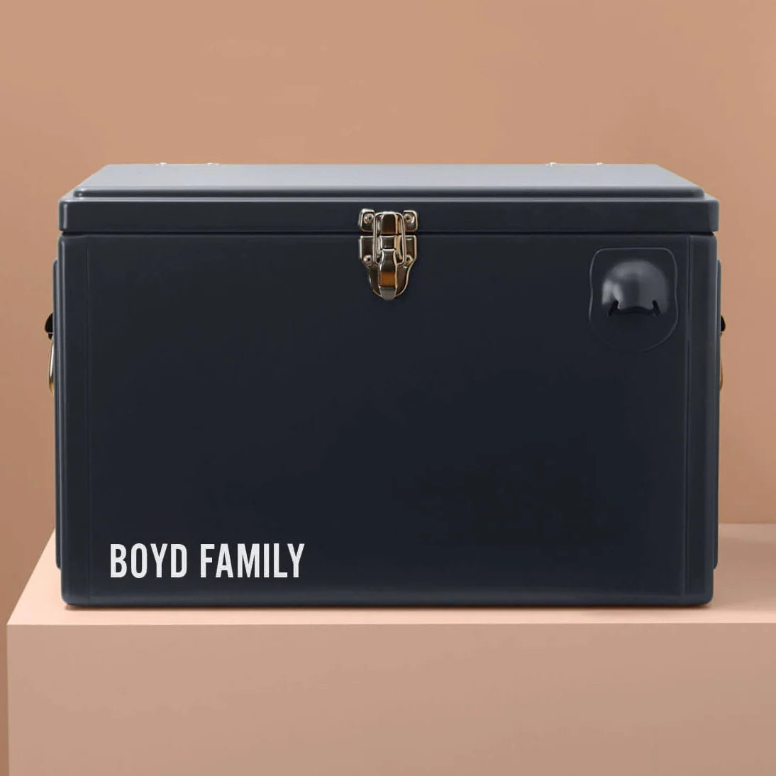 20 Liter Insulated Cooler with Hinged Handles and Latch Closure for Picnics, Parties, Camping, and Wine Bottles