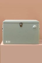 20 Liter Insulated Cooler with Hinged Handles and Latch Closure for Picnics, Parties, Camping, and Wine Bottles