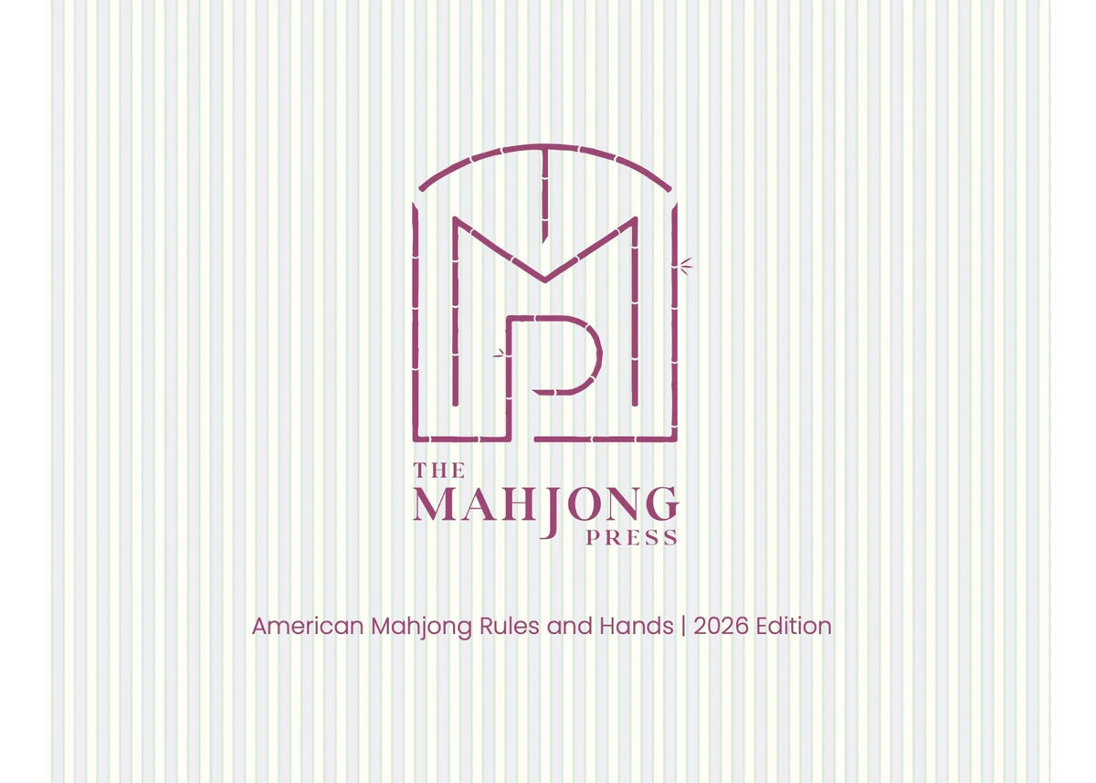 2026 American Mahjong Card with Waterproof Tri-Fold Design, Complete Hands, Scoring and Quick Reference Guide