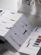 2027 Fold Out Planner Insert with Preprinted Holidays and a Trifold Layout for Annual Date Planning