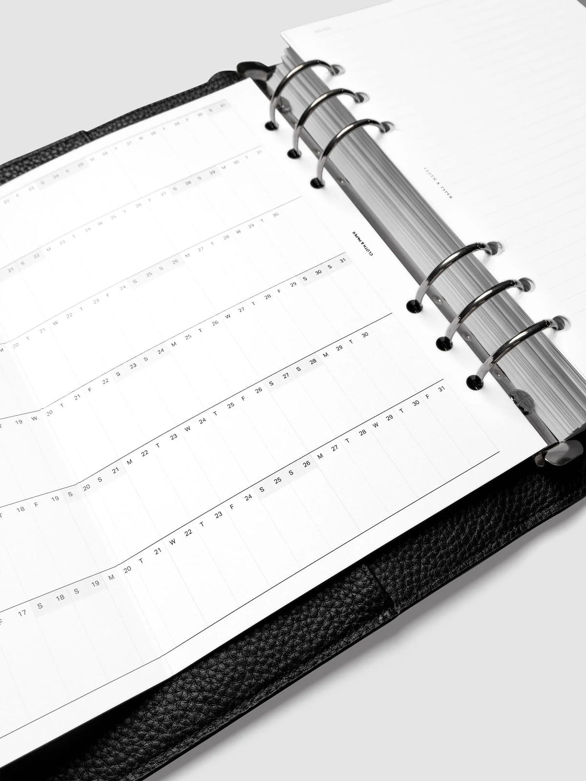 2027 Fold Out Planner Insert with Preprinted Holidays and a Trifold Layout for Annual Date Planning