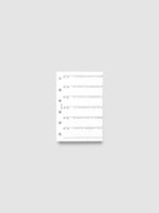 2027 Fold Out Planner Insert with Preprinted Holidays and a Trifold Layout for Annual Date Planning