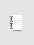 2027 Fold Out Planner Insert with Preprinted Holidays and a Trifold Layout for Annual Date Planning