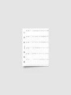 2027 Fold Out Planner Insert with Preprinted Holidays and a Trifold Layout for Annual Date Planning