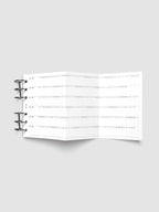 2027 Fold Out Planner Insert with Preprinted Holidays and a Trifold Layout for Annual Date Planning