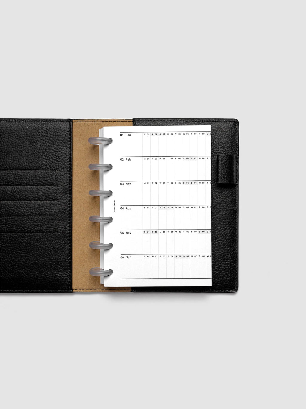 2027 Fold Out Planner Insert with Preprinted Holidays and a Trifold Layout for Annual Date Planning