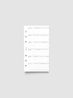 2027 Fold Out Planner Insert with Preprinted Holidays and a Trifold Layout for Annual Date Planning