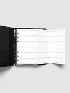 2027 Fold Out Planner Insert with Preprinted Holidays and a Trifold Layout for Annual Date Planning