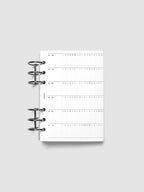 2027 Fold Out Planner Insert with Preprinted Holidays and a Trifold Layout for Annual Date Planning