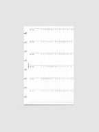 2027 Fold Out Planner Insert with Preprinted Holidays and a Trifold Layout for Annual Date Planning