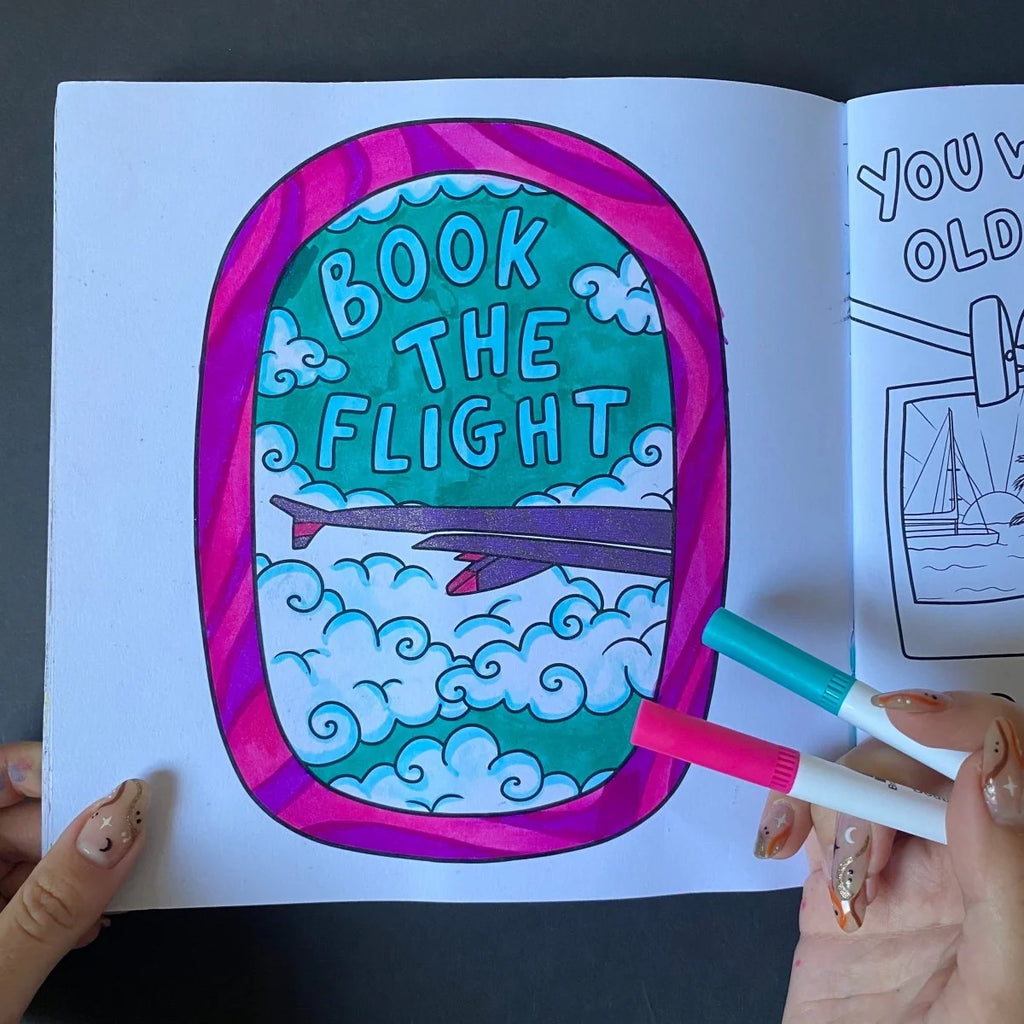 21 cm Square Coloring Book