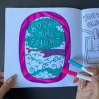 21 cm Square Coloring Book