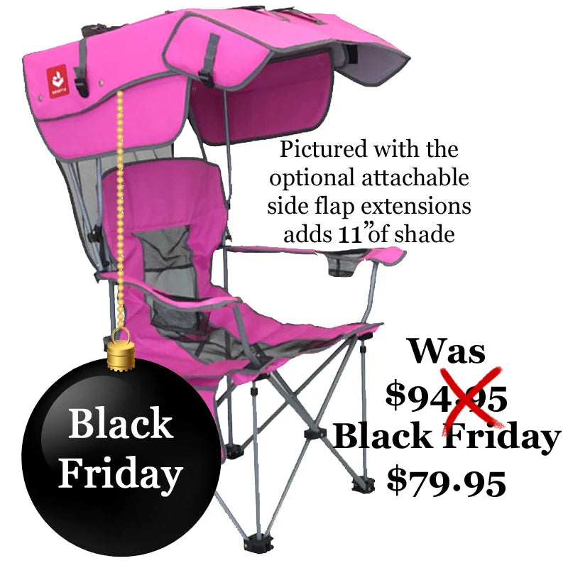 24-Inch Adjustable Canopy Folding Chair