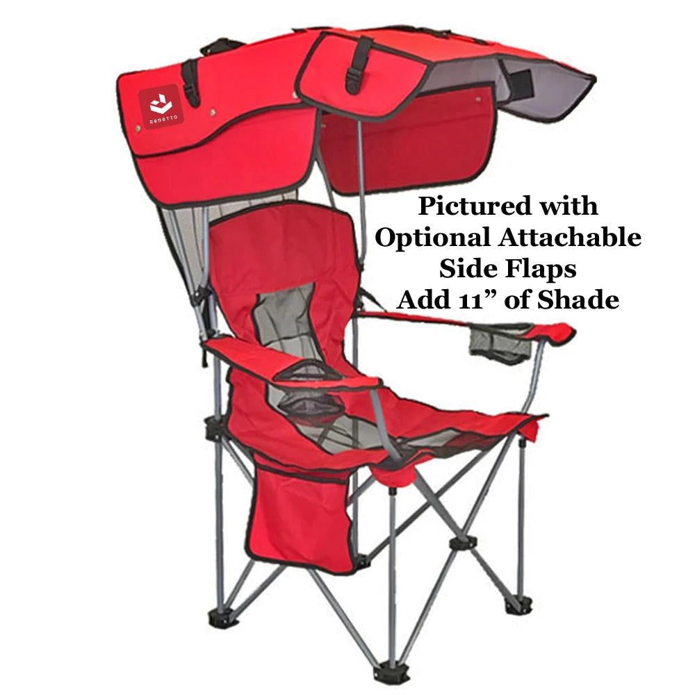 24-Inch Adjustable Canopy Folding Chair