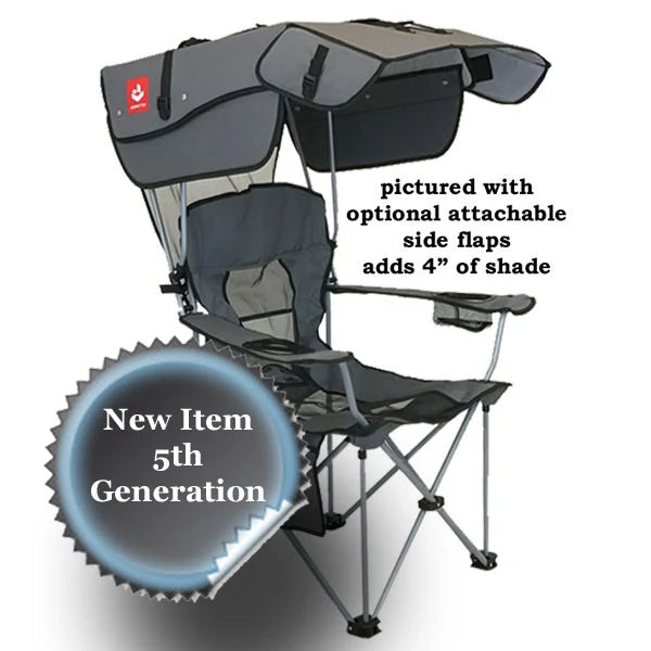 24-Inch Adjustable Canopy Folding Chair