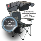 24-Inch Adjustable Canopy Folding Chair