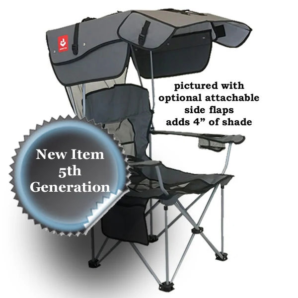 24-Inch Adjustable Canopy Folding Chair