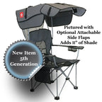 24-Inch Adjustable Canopy Folding Chair