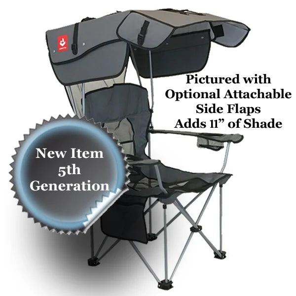 24-Inch Adjustable Canopy Folding Chair