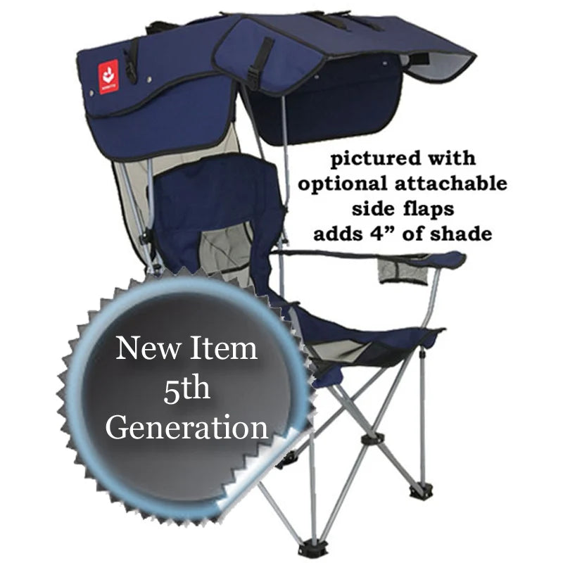 24-Inch Adjustable Canopy Folding Chair