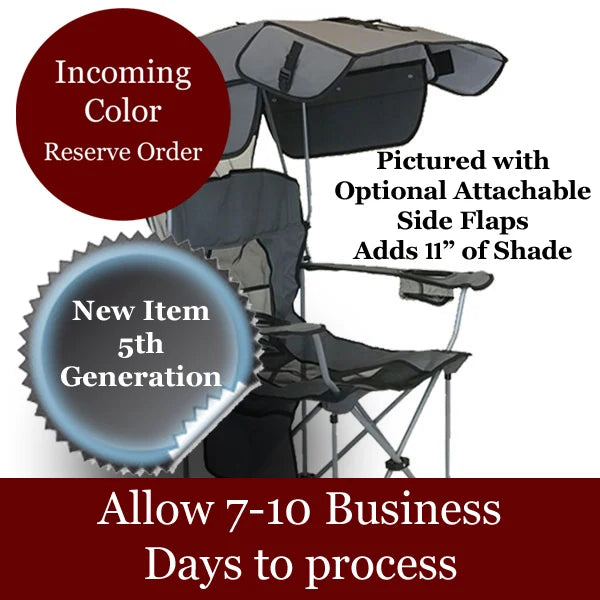 24-Inch Adjustable Canopy Folding Chair