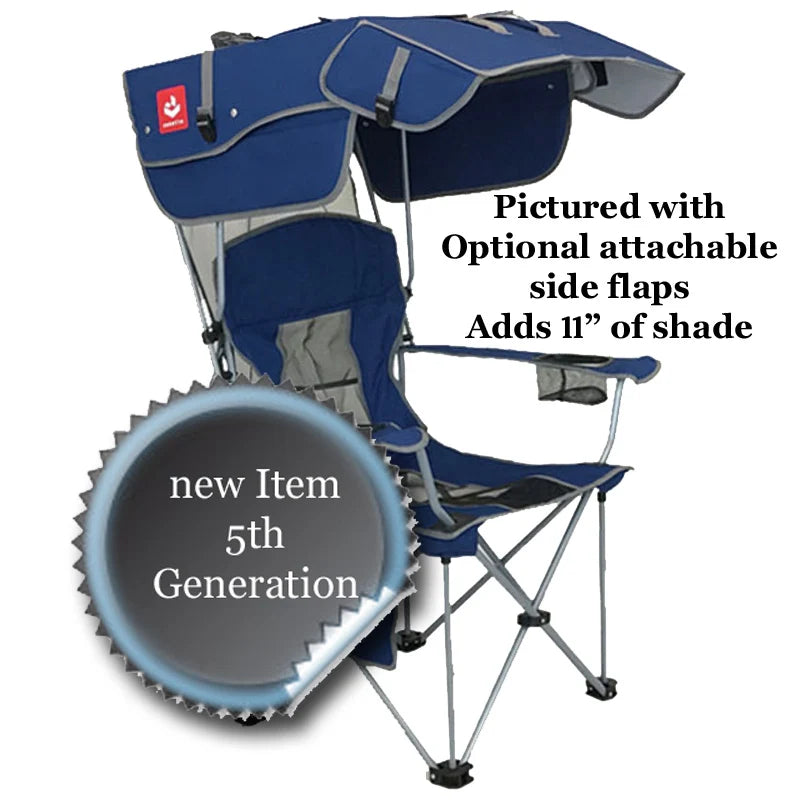 24-Inch Adjustable Canopy Folding Chair