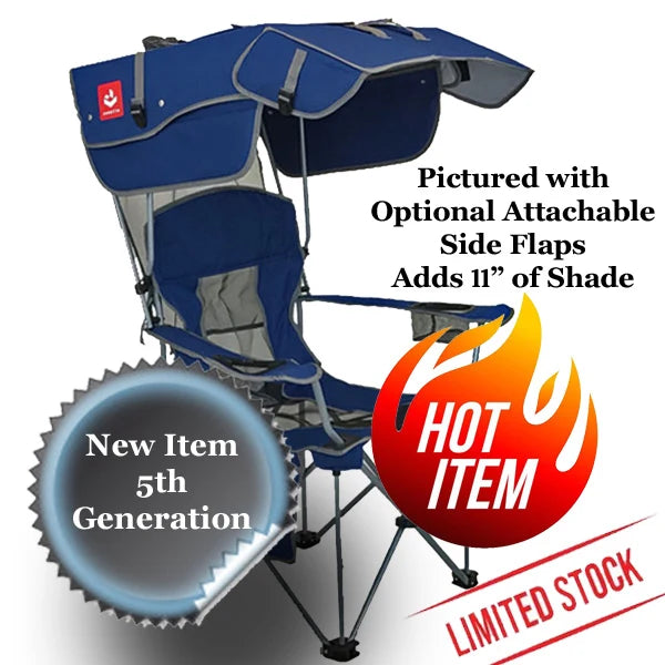 24-Inch Adjustable Canopy Folding Chair