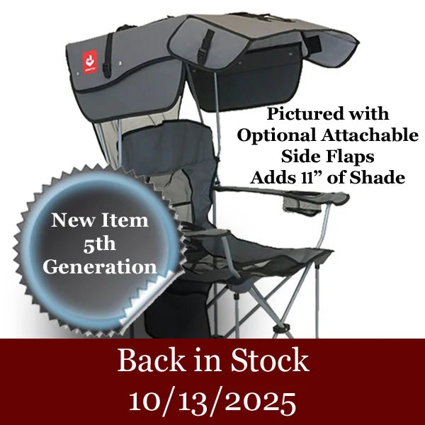24-Inch Adjustable Canopy Folding Chair