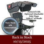24-Inch Adjustable Canopy Folding Chair