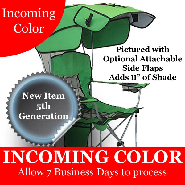 24-Inch Adjustable Canopy Folding Chair