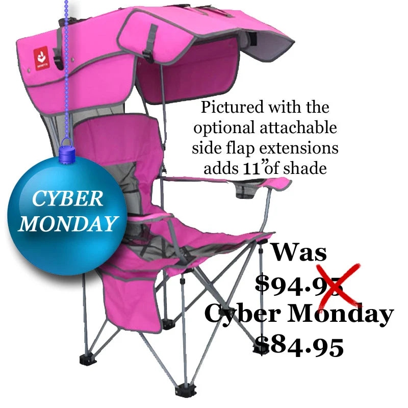 24-Inch Adjustable Canopy Folding Chair
