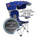 24-Inch Adjustable Canopy Folding Chair, RICH COBALT / 5TH GENERATION