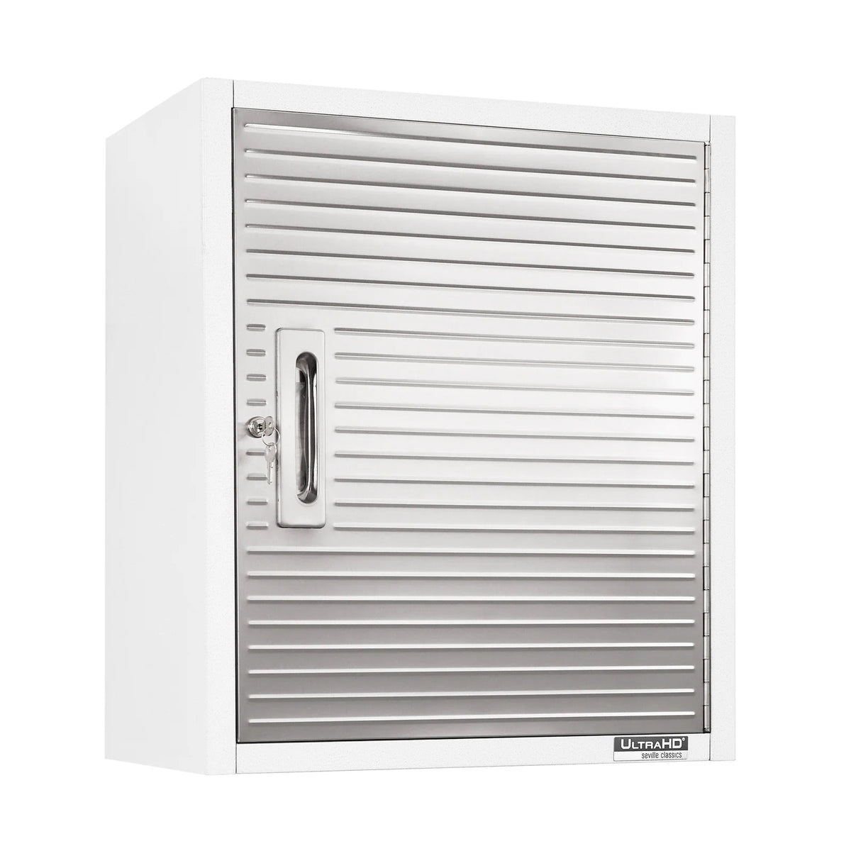 24-Inch Steel Wall Cabinet, White