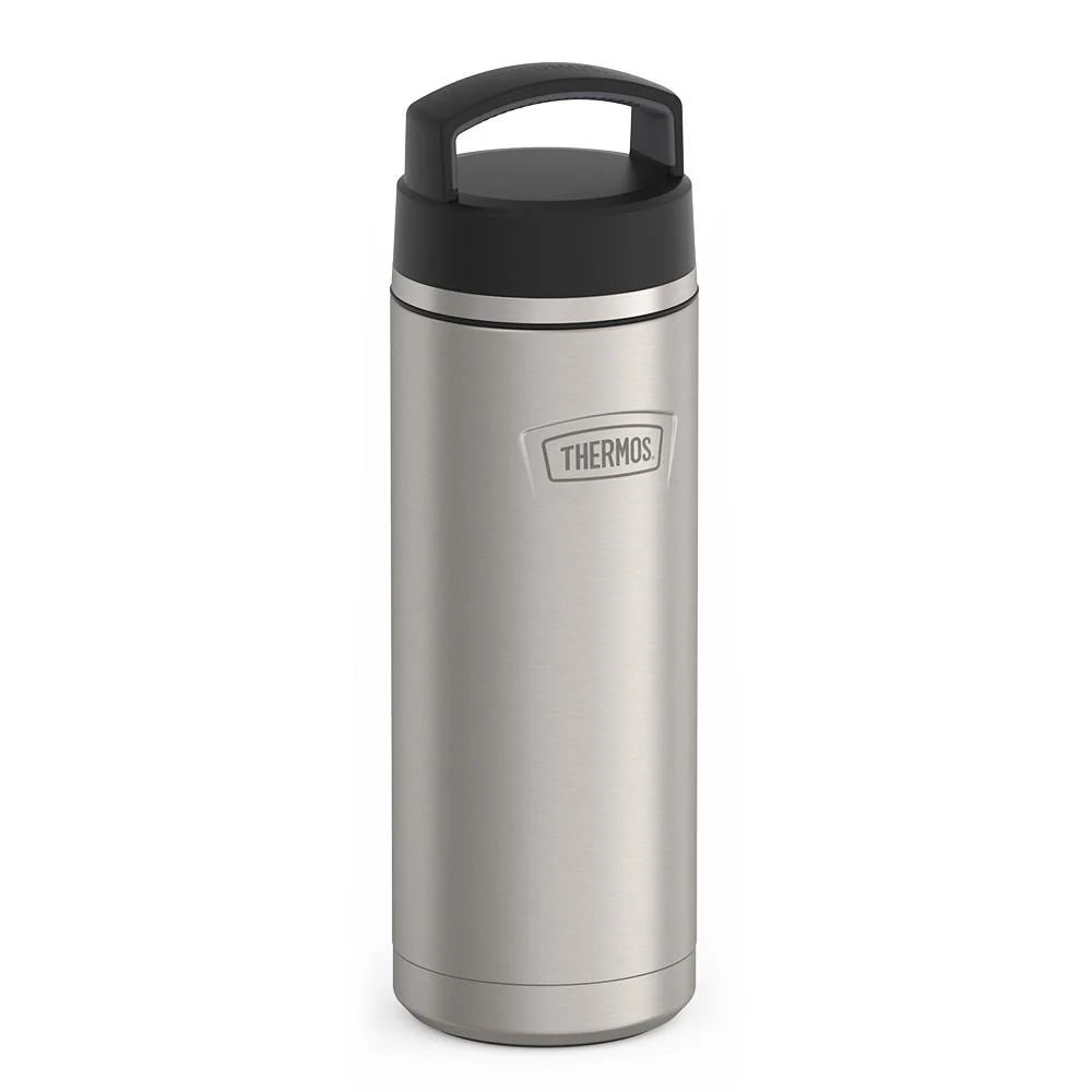 24 oz Insulated Stainless Steel Water Bottle with Leak-Proof Screw Top and Sweat-Proof Grip Base