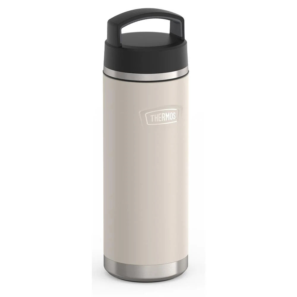 24 oz Insulated Stainless Steel Water Bottle with Leak-Proof Screw Top and Sweat-Proof Grip Base