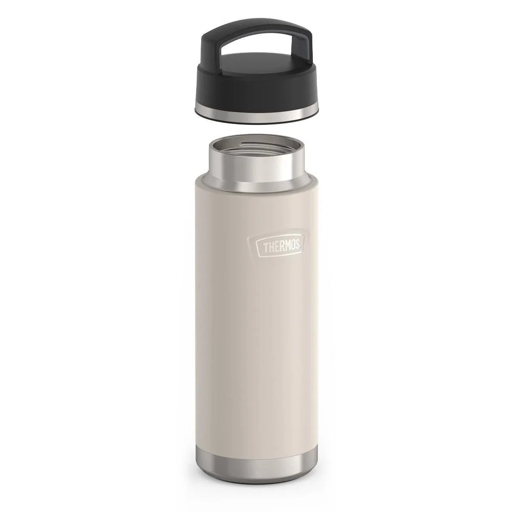 24 oz Insulated Stainless Steel Water Bottle with Leak-Proof Screw Top and Sweat-Proof Grip Base