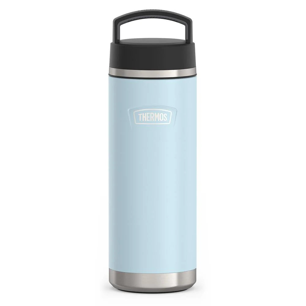 24 oz Insulated Stainless Steel Water Bottle with Leak-Proof Screw Top and Sweat-Proof Grip Base