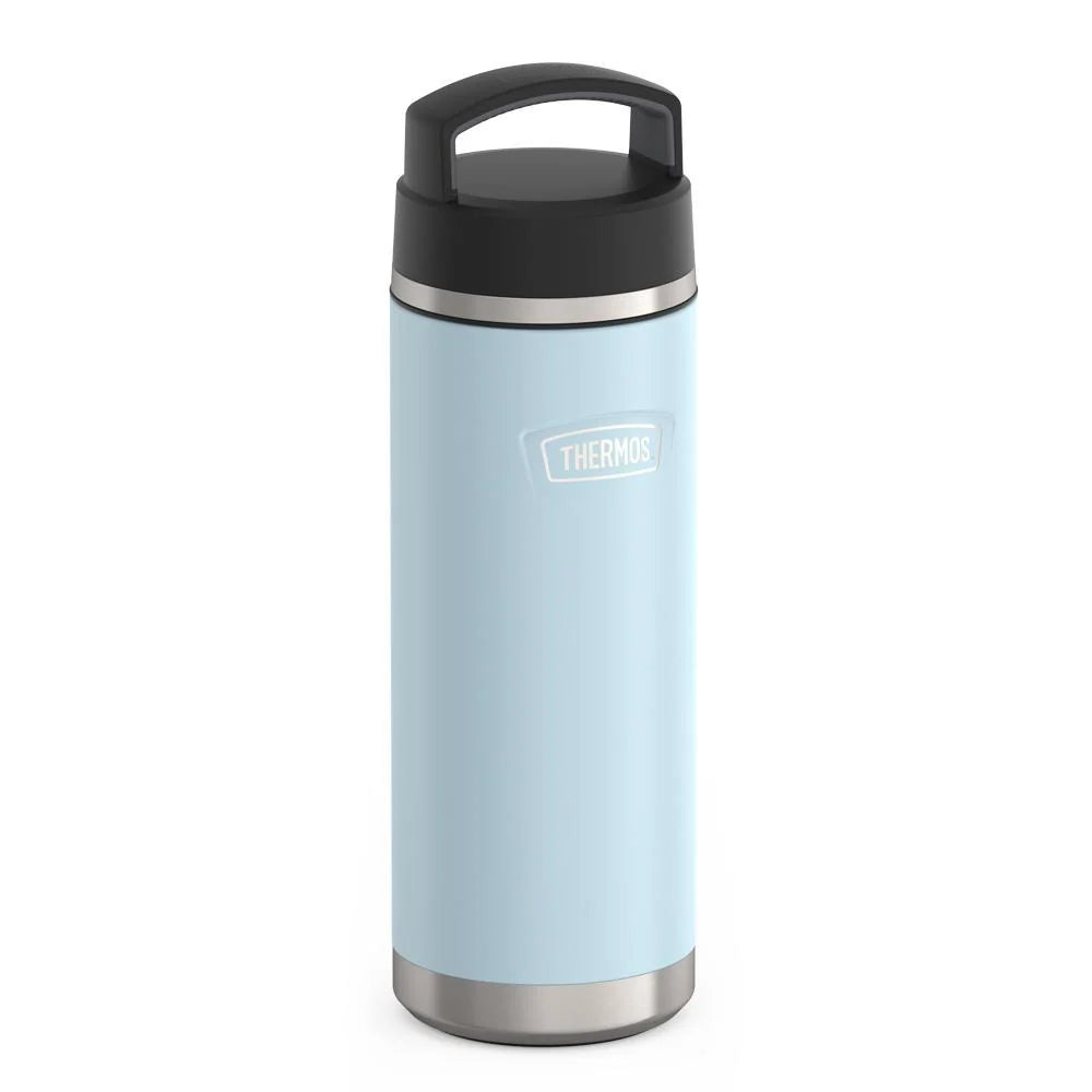 24 oz Insulated Stainless Steel Water Bottle with Leak-Proof Screw Top and Sweat-Proof Grip Base
