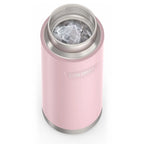 24 oz Insulated Stainless Steel Water Bottle with Leak-Proof Screw Top and Sweat-Proof Grip Base