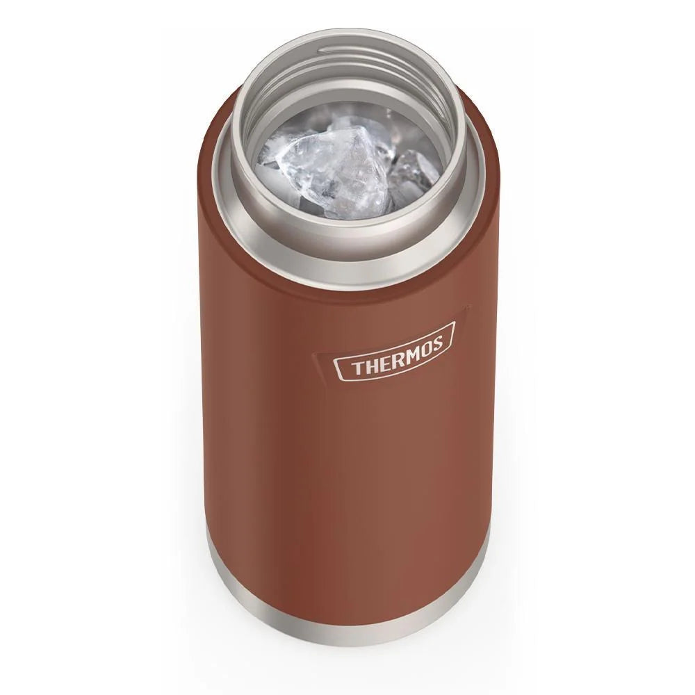 24 oz Insulated Stainless Steel Water Bottle with Leak-Proof Screw Top and Sweat-Proof Grip Base