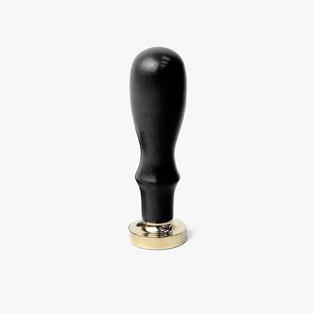 25mm Personalized Monogram Wax Seal Stamp in a 1920s Art Deco, 25mm (1 Inch)-Classic (Black)