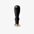 25mm Personalized Monogram Wax Seal Stamp in a 1920s Art Deco, 25mm (1 Inch)-Classic (Black)