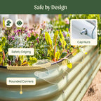 26-Inch Tall Raised Garden Bed Kit in Modular Metal