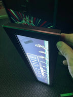 27x40 LED Poster Frame with 6000K Illumination, Snap-Open Borders and Adjustable Brightness in Multiple Colors