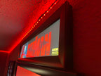 27x40 LED Poster Frame with 6000K Illumination, Snap-Open Borders and Adjustable Brightness in Multiple Colors