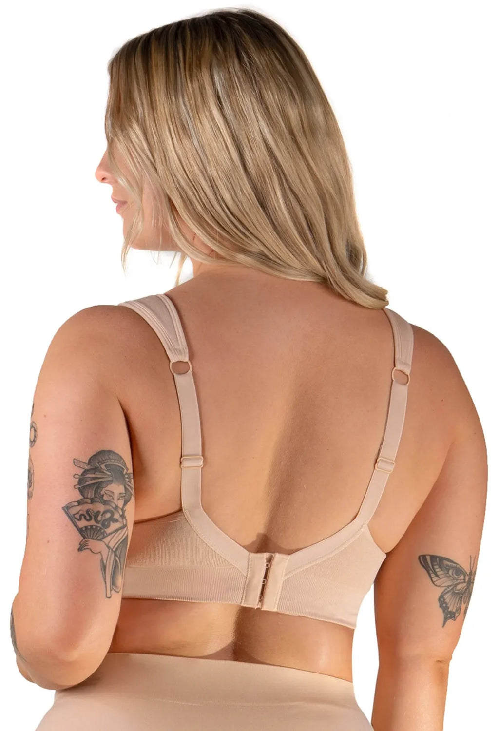 3-Pack Wire-Free Nursing Bras with Cushioned Wide Straps, Drop Cups, Floral Lace and Adjustable Support