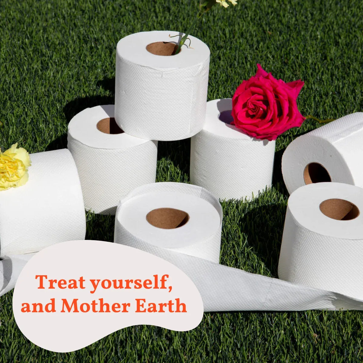 3-Ply Bamboo Toilet Paper in a 24-Roll Carton
