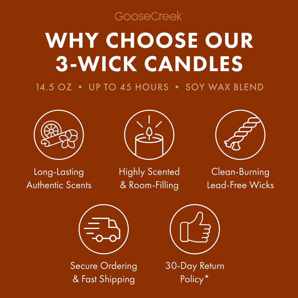 3-Wick Scented Candle